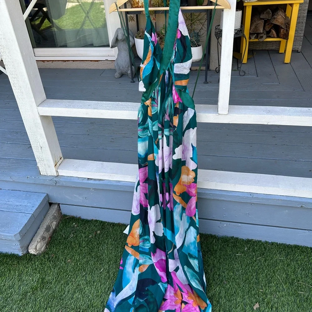 Anthropologie The Brinley V-Neck Jumpsuit size small - Picture 6 of 10